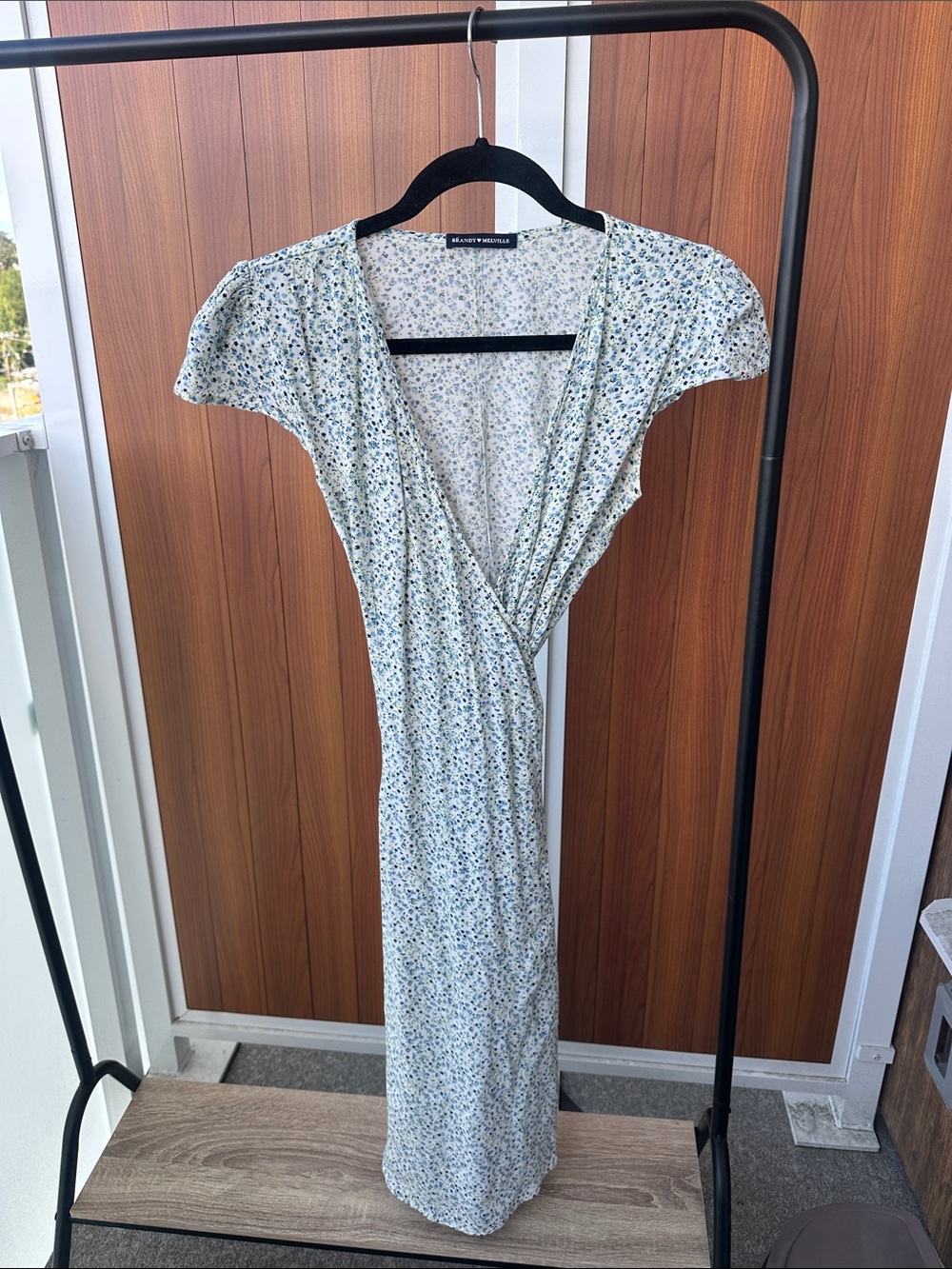 Brandy Melville Robbie Midi Floral Wrap Dress